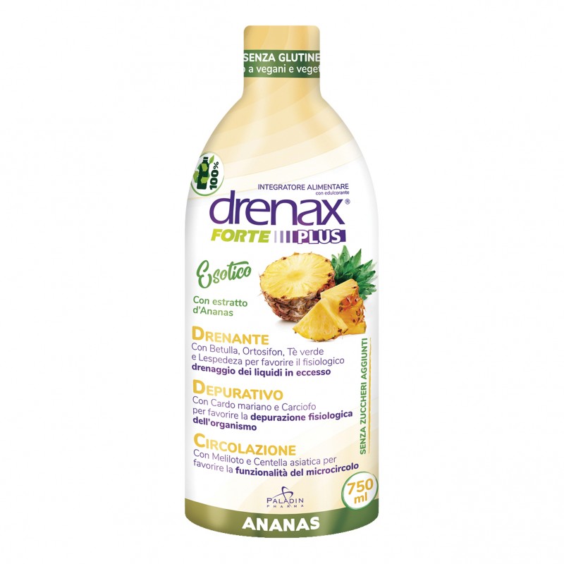 Drenax Forte Ananas - Integratore alimentare drenante - 750 ml