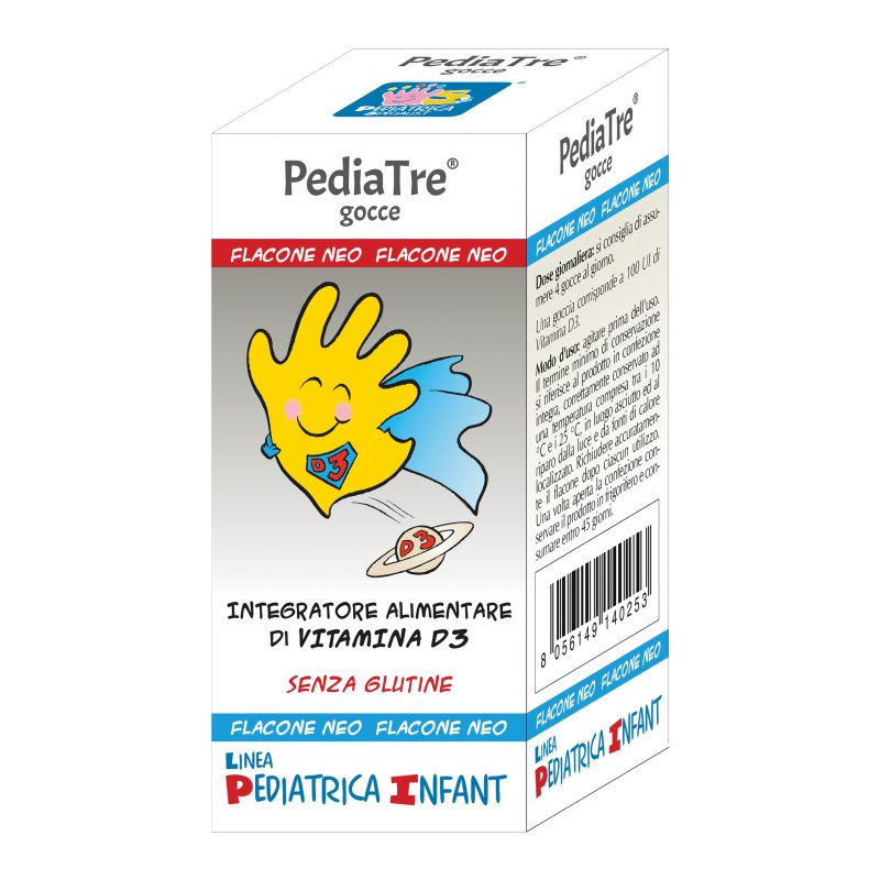 PEDIATRE Vit.D Gocce 7ml