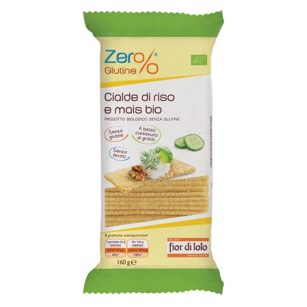 ZER%GLUT Cialde Riso Mais 160g