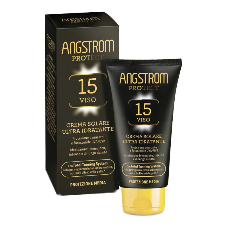 Angstrom Hydraxol Crema Viso SPF 15 Protezione Solare Bassa 50 ml