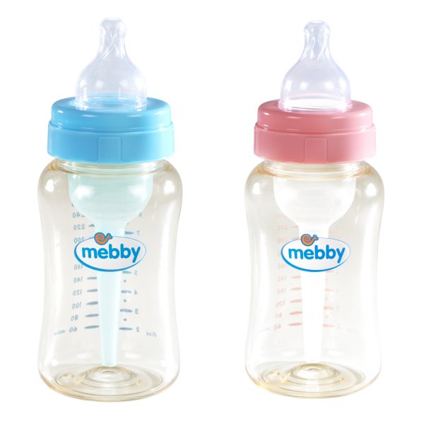 MEBBY Bib.1+2 Pl.T/Sil.300ml*