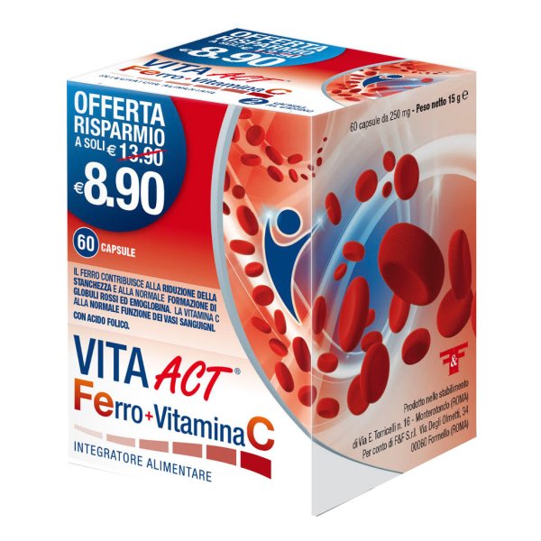 VITA ACT Ferro+Vit C 60 Capsule