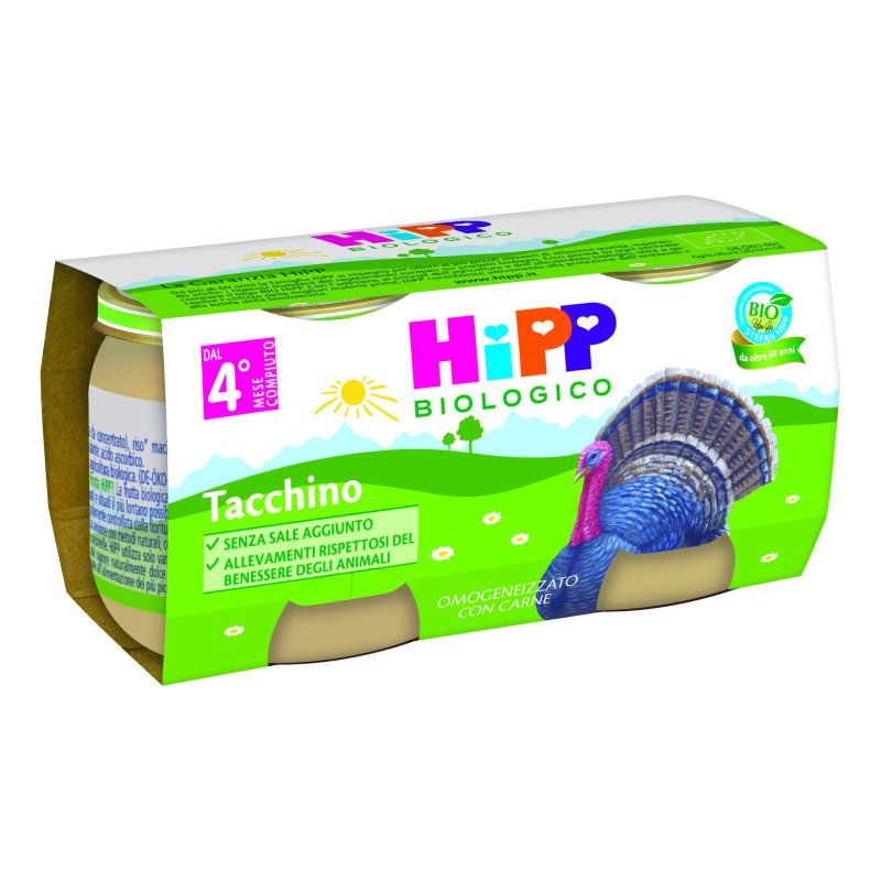 OMO HIPP Bio Tacchino*2x80g