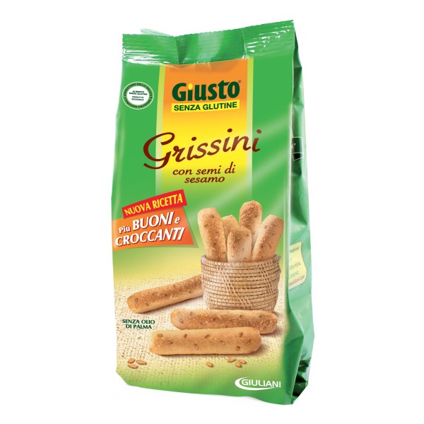 GIUSTO S/G Grissini Sesamo150g