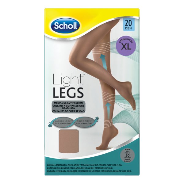 SCHOLL Collant LightLegs 20 DEN Carne XL