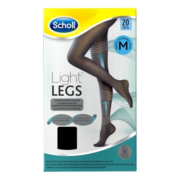 SCHOLL Collant LightLegs 20 DEN Nero M