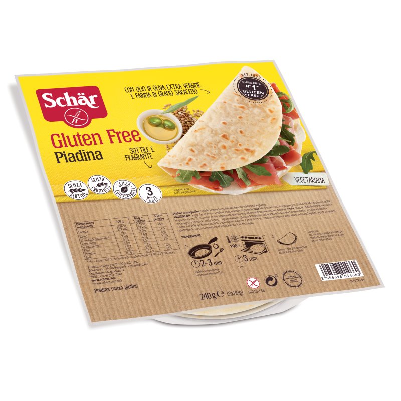 SCHAR Wraps Piadina Arrot.240g