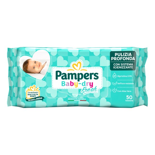 PAMPERS SALVIETTINE X 50