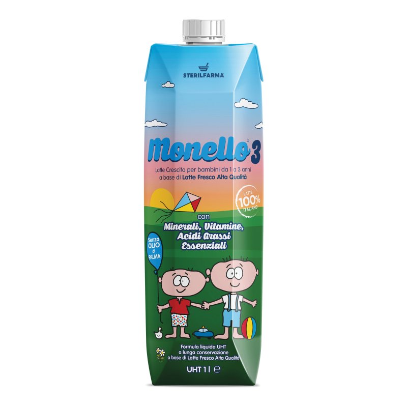 MONELLO 3 Latte 1/3 Anni 1Lt