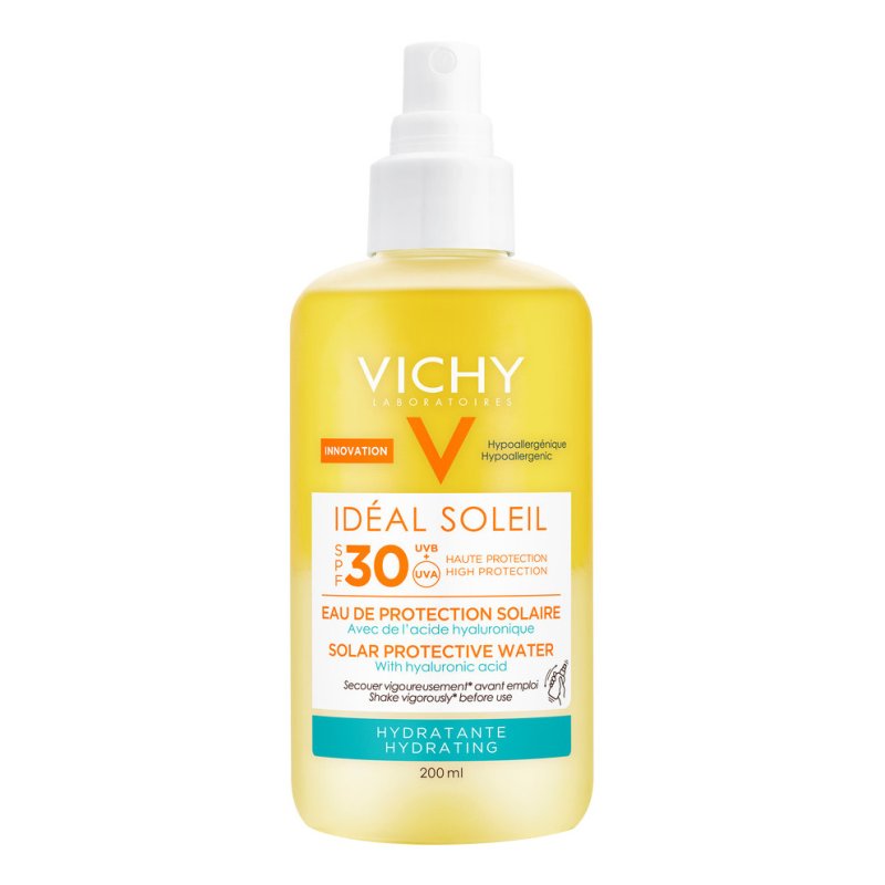 Vichy Ideal Soleil Acqua Solare Idratante SPF30 - Per una pelle idratata ed abbronzata - 200 ml