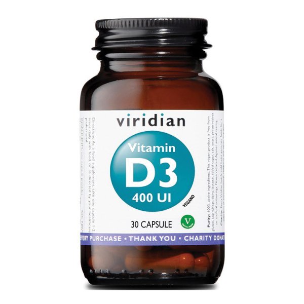 VIRIDIAN Vit.D3  400UI 30Capsule