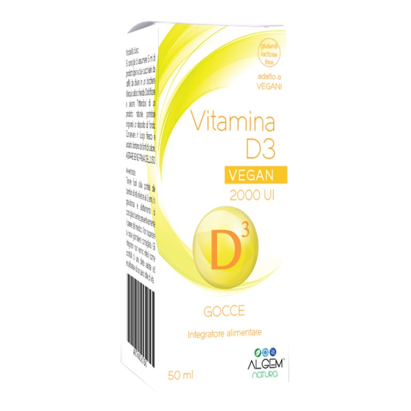 ALGEM VIT.D3 Gocce 2000UI 50ml