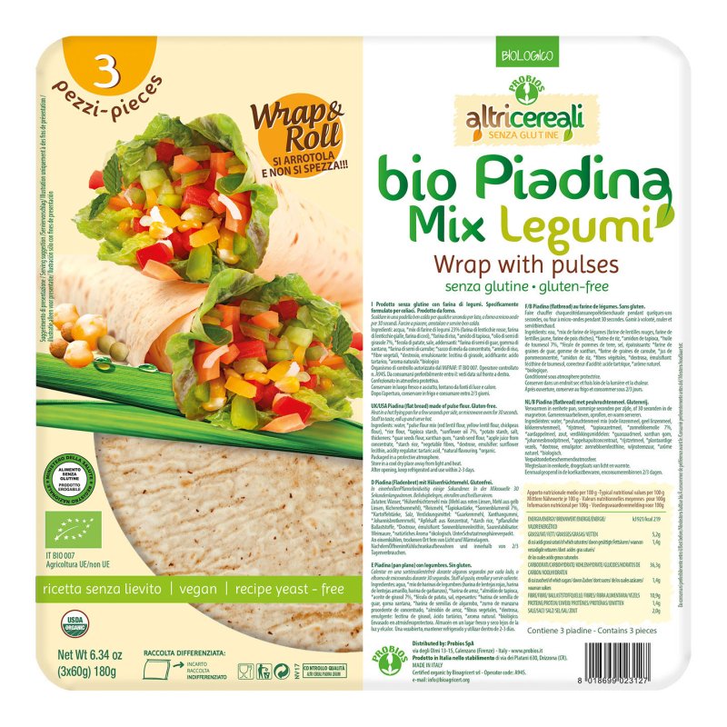 ALTRICEREALI Piadina Mix Leg.