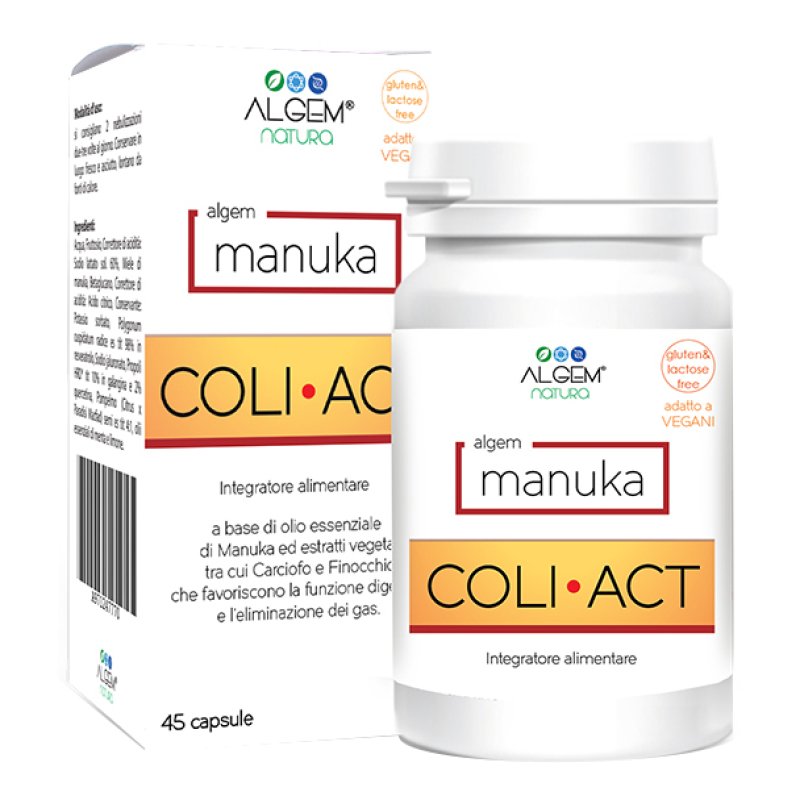 ALGEM MANUKA Coli-Act 45 Capsule