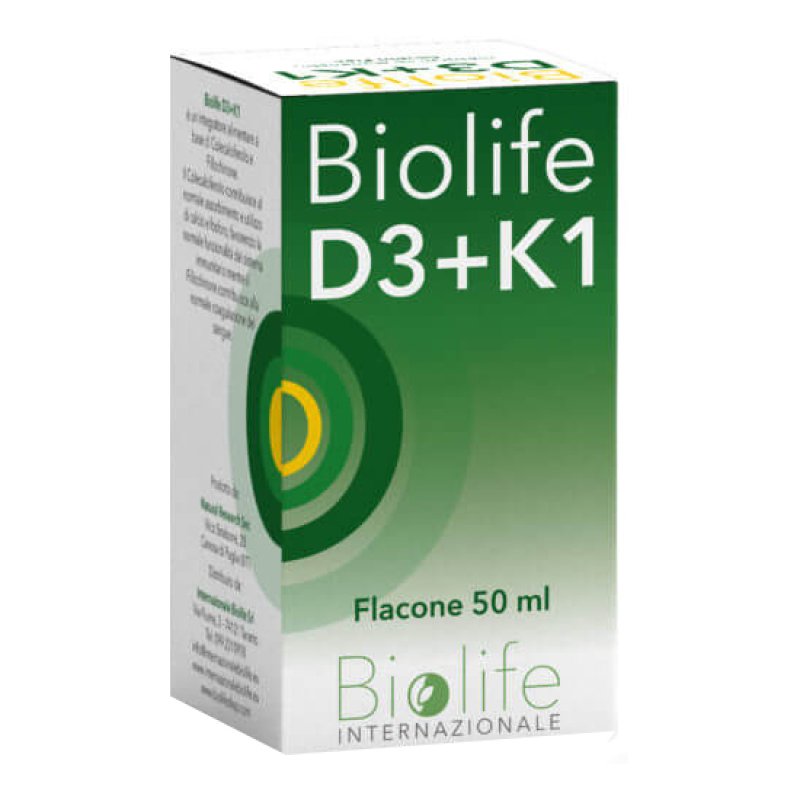 BIOLIFE D3+K1 Gocce 50ml