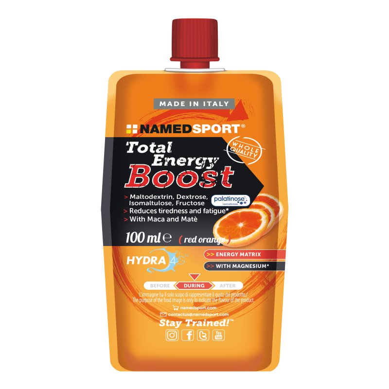 TOTAL ENERGY Boost Red Orange