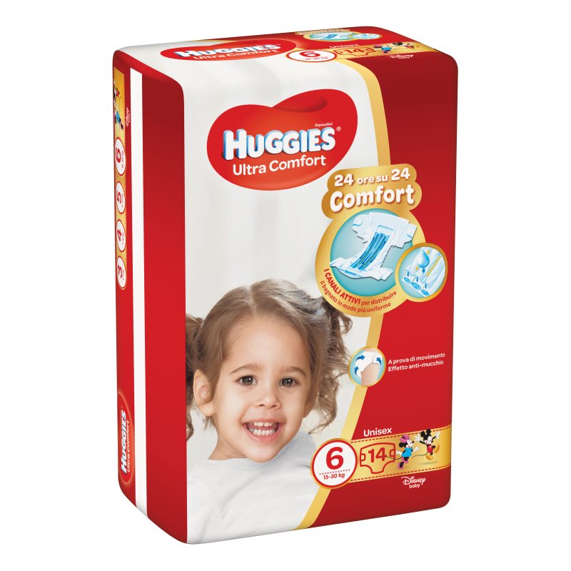 HUGG.U-Comf.Base6(15-30Kg)14pz