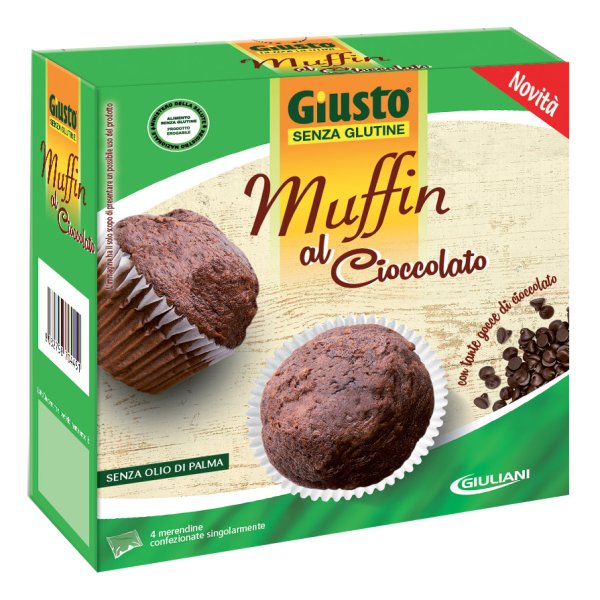 GIUSTO S/G Muffin Ciocc.200g