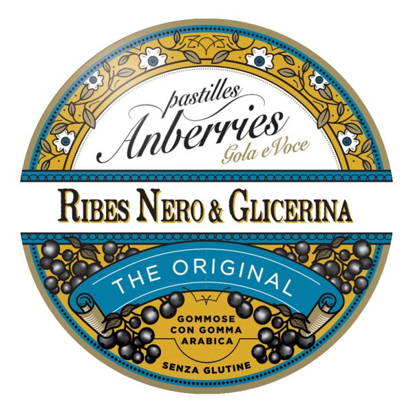 ANBERRIES Past.Ribes-Glicerina