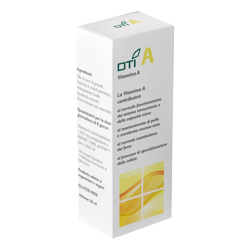 OTI A Vitamina A Gocce - Integratore alimentare a base di Vitamina A - 20 ml