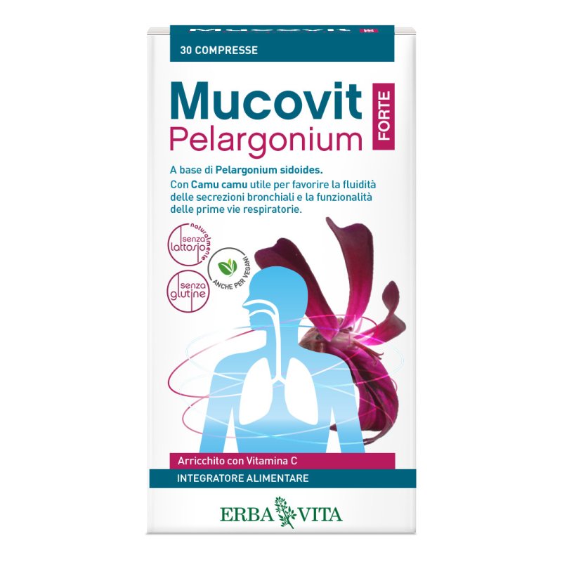 MUCOVIT Pelargonium Fte 30 Compresse