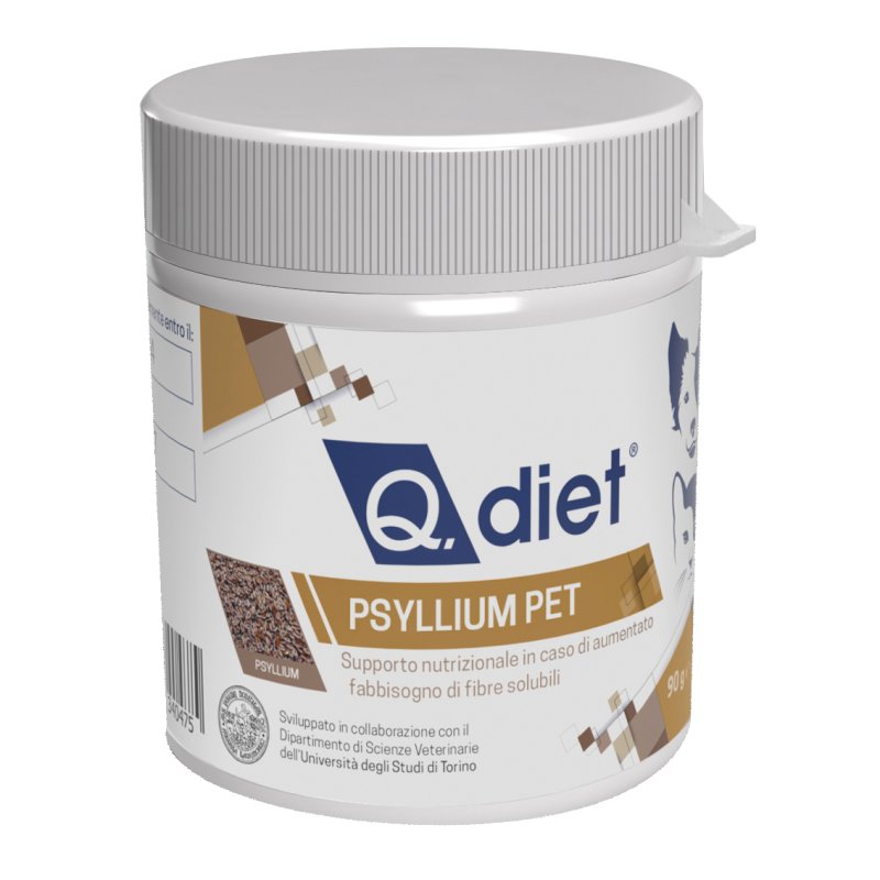 Q DIET PSYLLIUM Pet Polv.90g