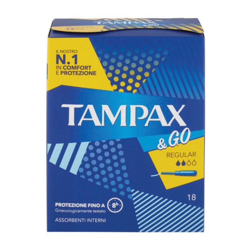 TAMPAX&GO Regular 18pz