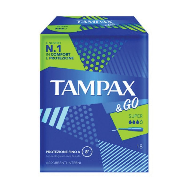 TAMPAX&GO Super 18pz