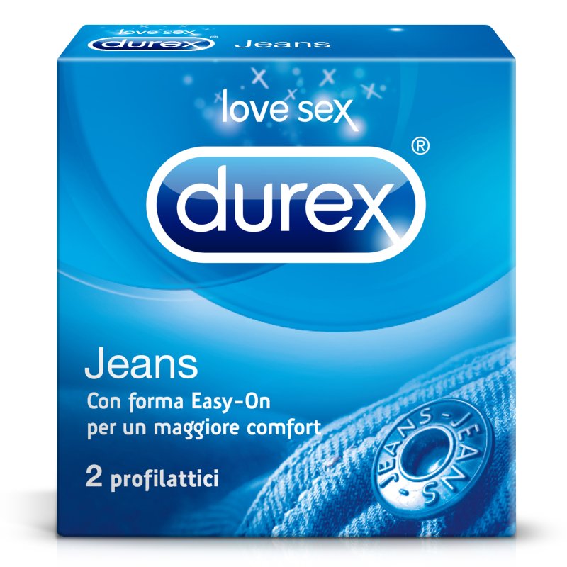 Durex Jeans Easy On 2 profilattici anatomici