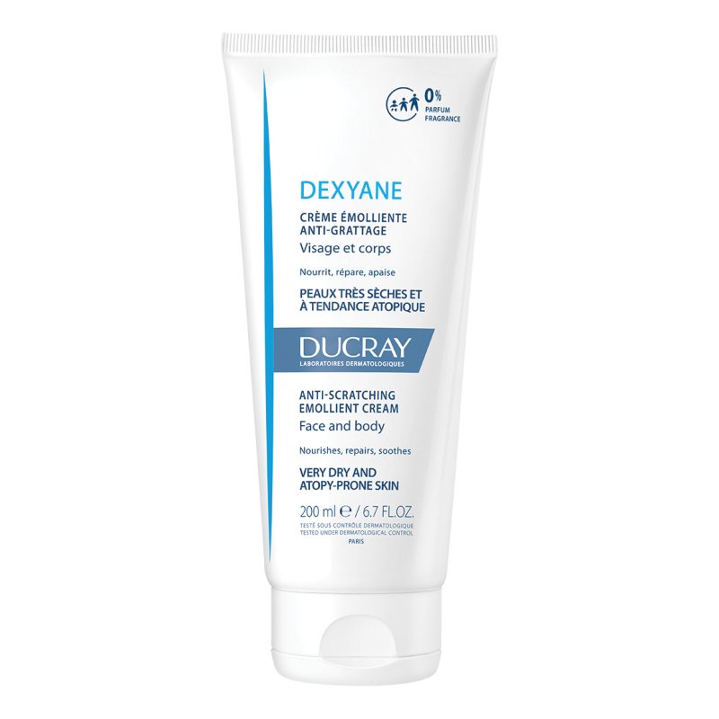 Dexyane Crema Emolliente Anti-Prurito - Crema per pelle secca a tendenza atopica - 200 ml