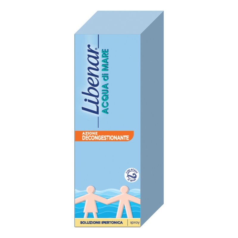 Libenar Spray Acqua di Mare Ipertonica Decongestionante 100 ml