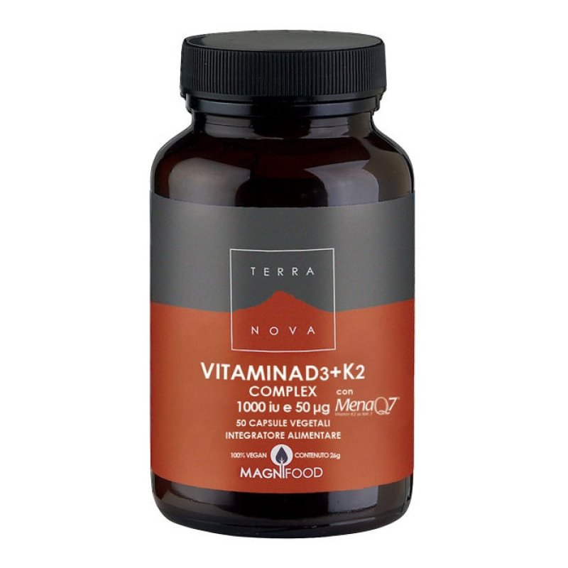 TERRANOVA Vit.D3+K2 50Cps