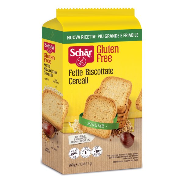 SCHAR Fette Bisc.Cereali 260g