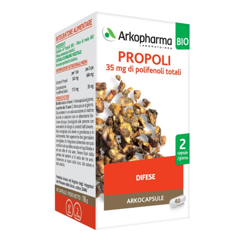 ARKOCAPSULE Propoli Bio 40 Capsule