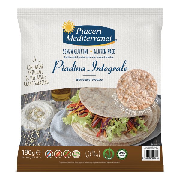 PIACERI MED.Piadina Int.180g