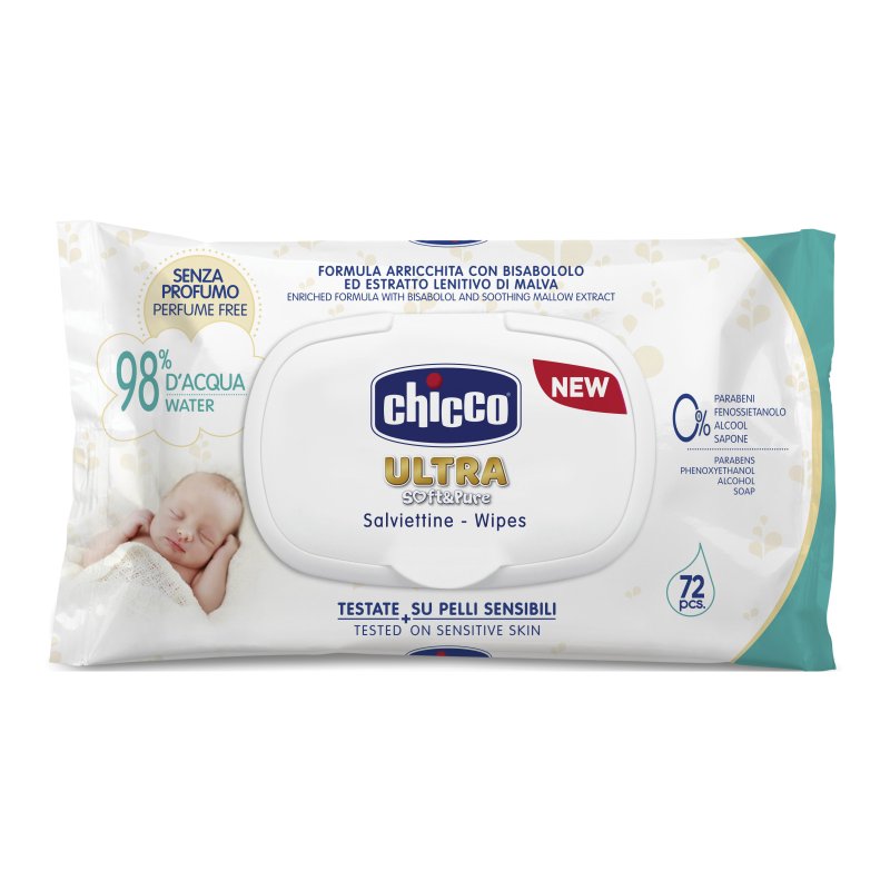 CHICCO SALVIETTINE U/SOFT &PURE 60