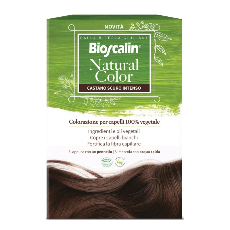 Bioscalin Natural Color Colorazione per Capelli Naturale Colore Castano Scuro