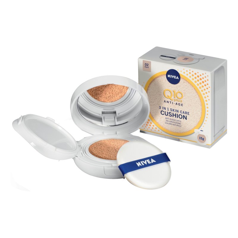 NIVEA CUSHION Q10 CREMA DARK 15GR