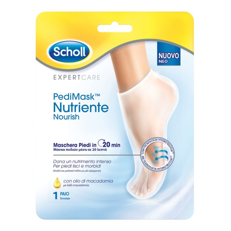 SCHOLL PIEDI MASK NUTR OLI MACADAM