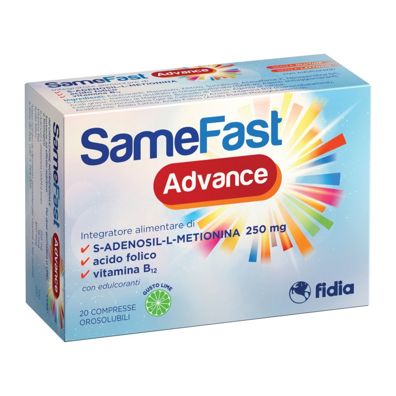 Samefast Advance Umore Over 60 - Integratore per migliorare il tono dell'umore - 20 Compresse divisibili