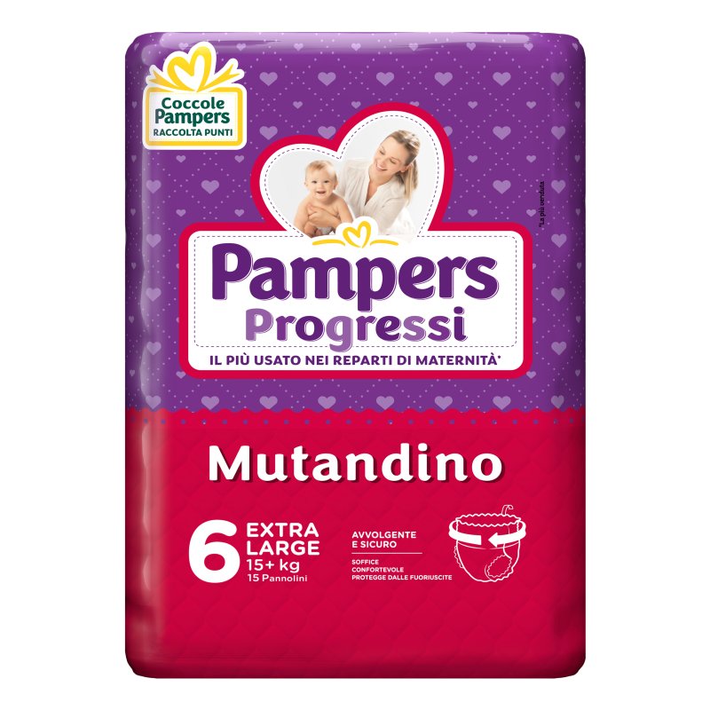 PAMPERS PROG.Mut.XL 15pz