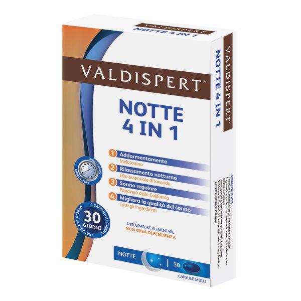 Valdispert Notte 4 in 1 30 Capsule Molli...