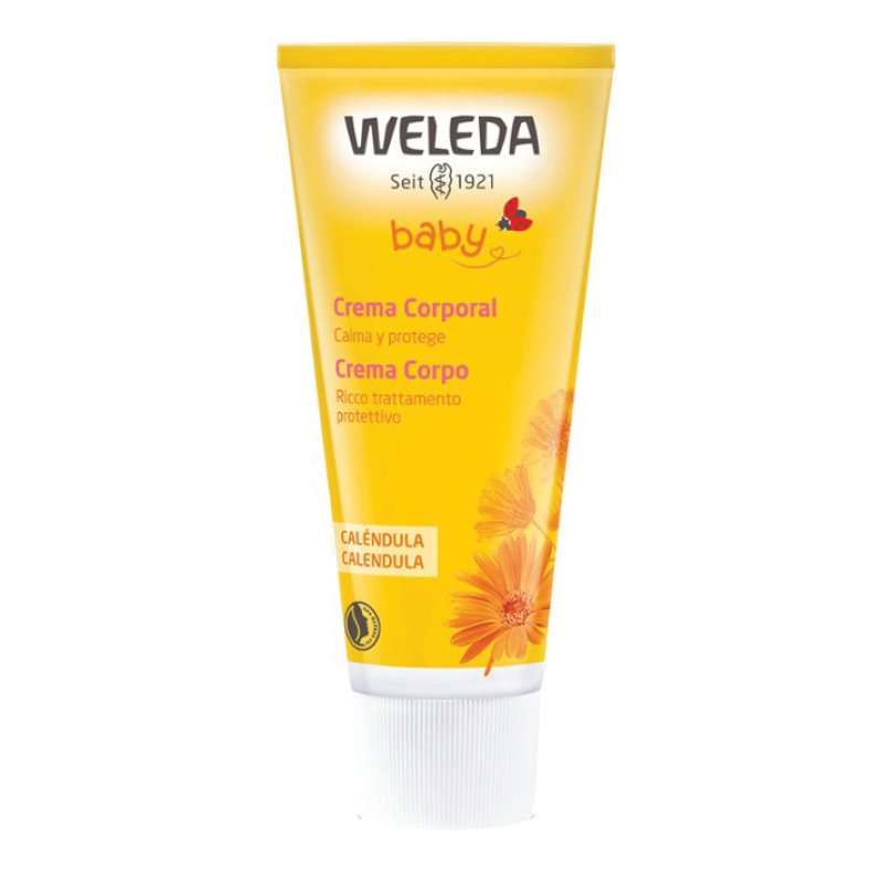 Weleda Baby Calendula - Crema Corpo per zone secche Viso e Corpo - 75 ml