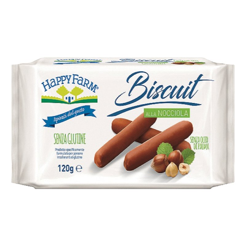 HAPPY FARM Bisc.Nocciola 120g