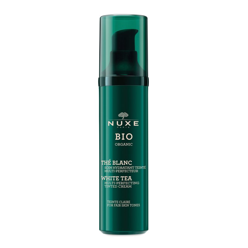 Nuxe Bio Crema Colorata Viso Colore Chiaro - Trattamento multi-perfezionatore viso idratante e illuminante - 50 ml