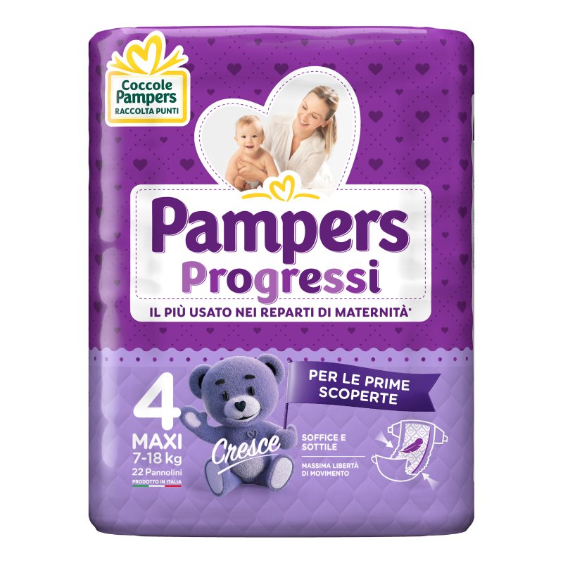 PAMPERS PREM.PROG*Maxi 22pz