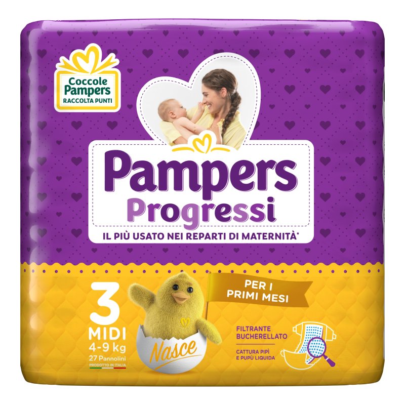 PAMPERS PROG.N 3 /Baby 4-9 27pz