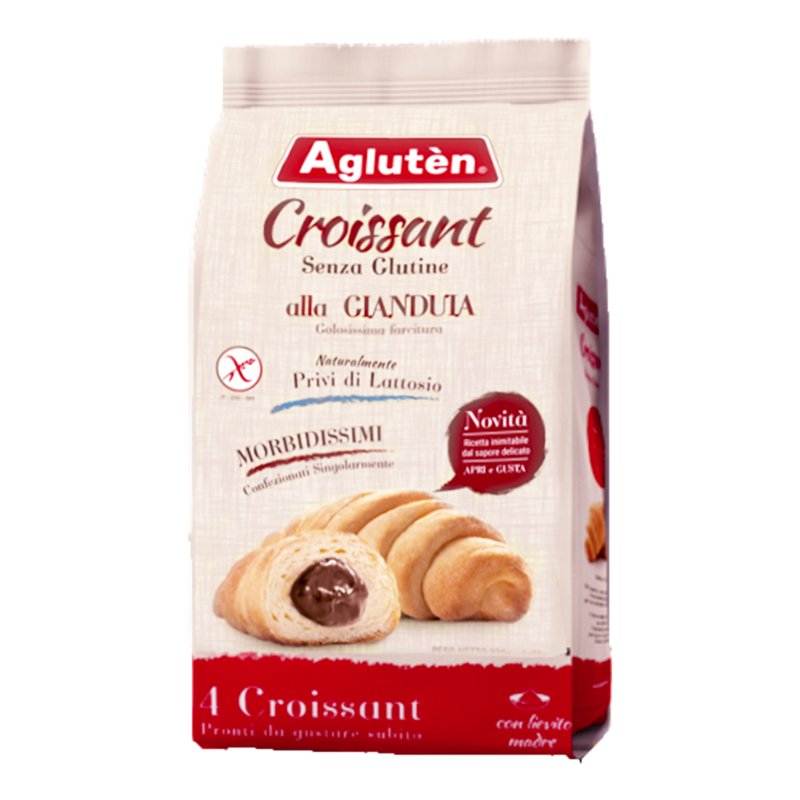 AGLUTEN Croissant Gianduia 4pz