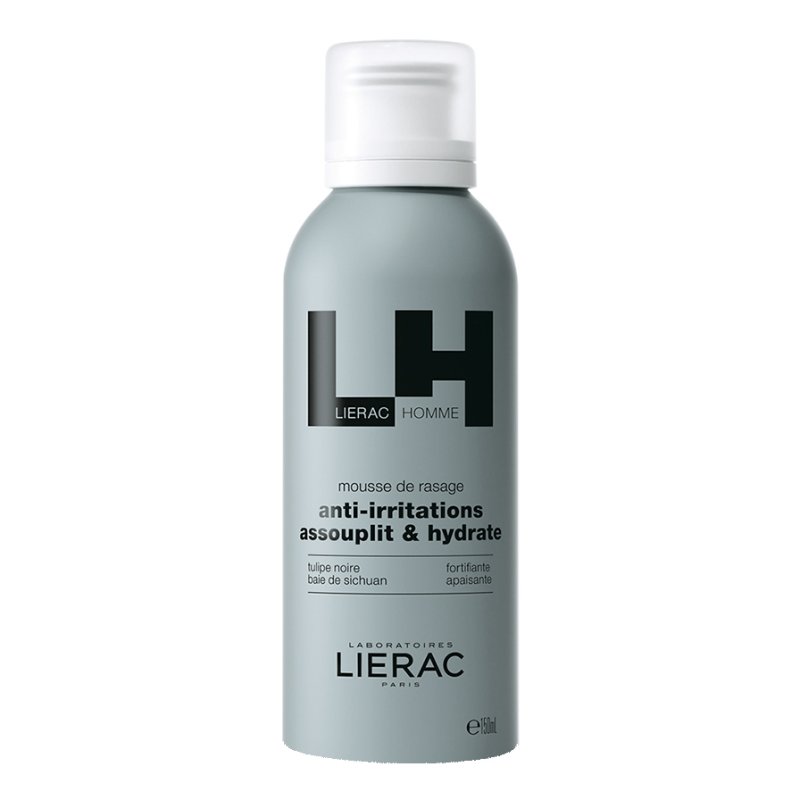 Lierac Homme Mousse Barba -  Schiuma da barba anti irritazioni - 150 ml