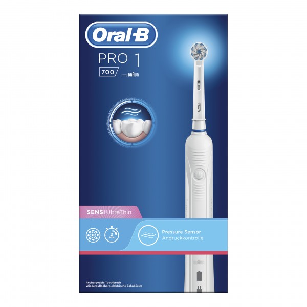 ORAL B PRO 1 700 SENS CON GANCIO